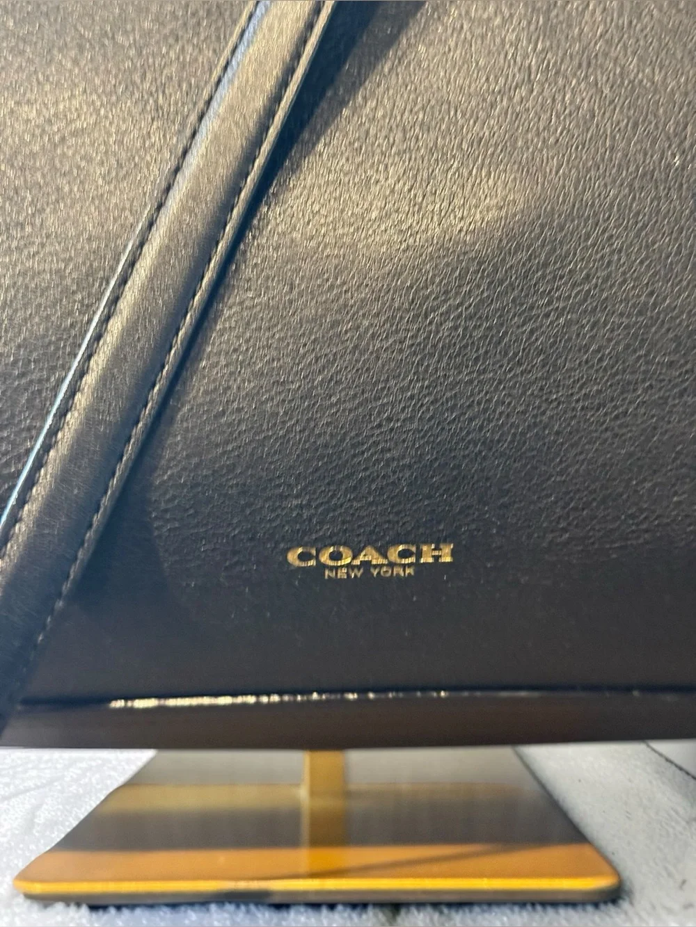 Coach Bleecker Riley Mixed Media Leather & Python Carryall Satchel Bag